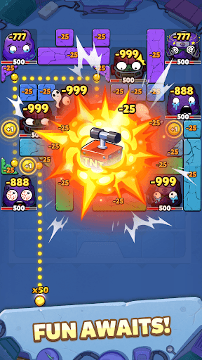 Breaker Fun 2: Zombie Brick screenshot 2 - screenshot