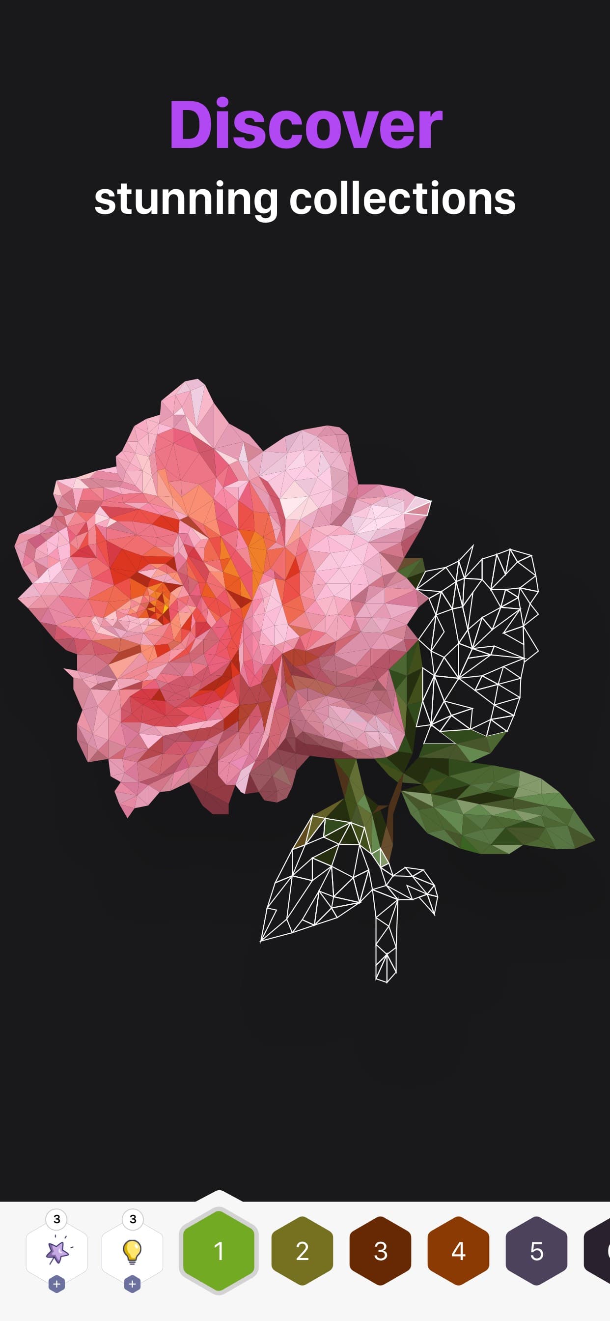 Polygon: Paint Color by Number screenshot 2 - screenshot