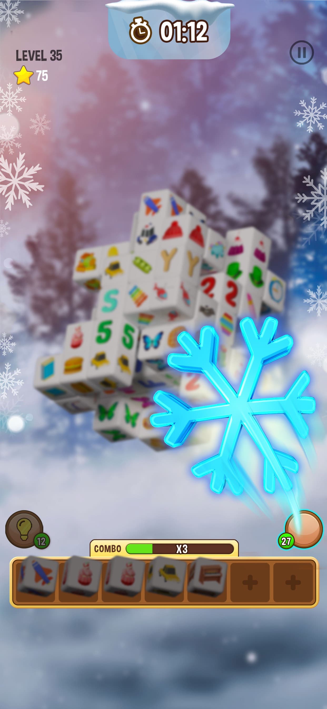Cube Match Triple - 3D Puzzle screenshot 5 - screenshot