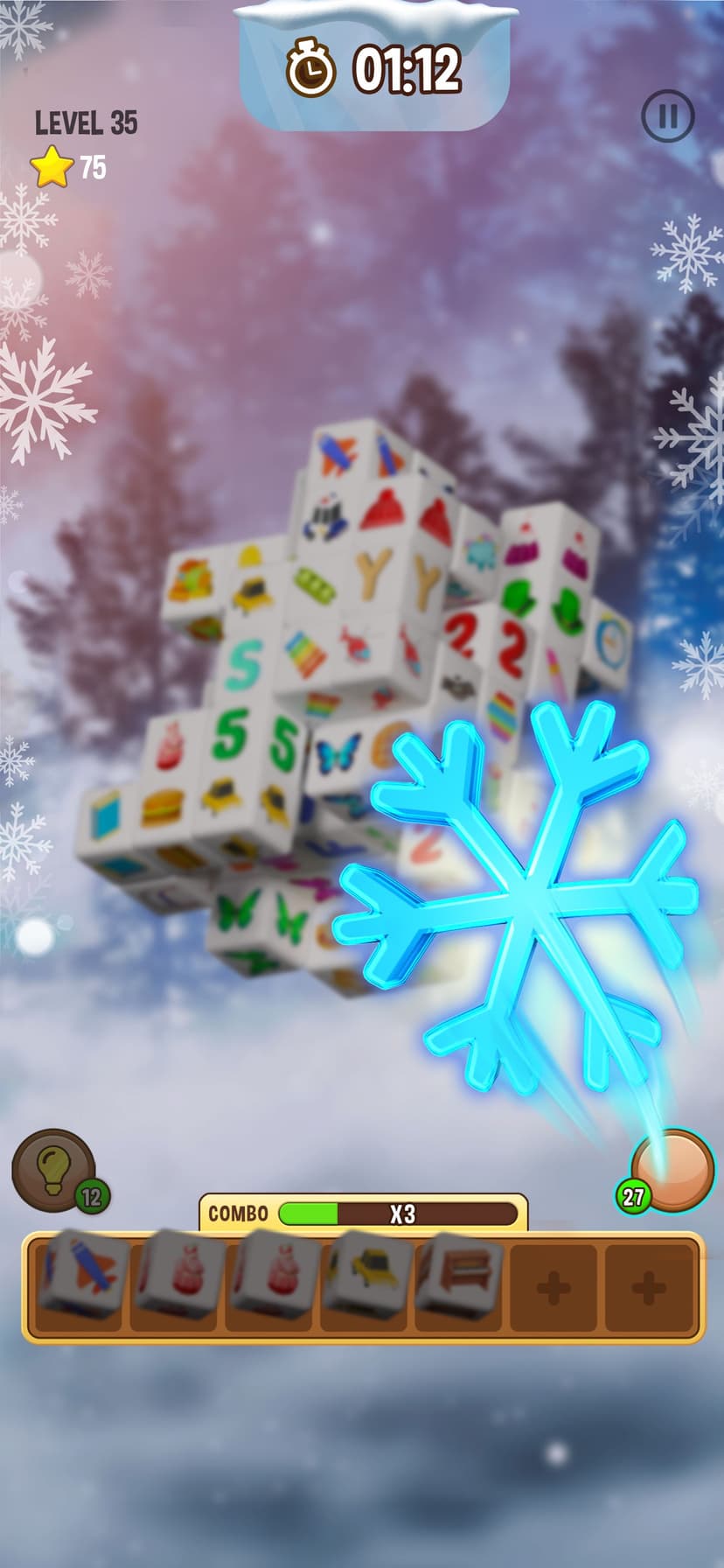 Cube Match Triple - 3D Puzzle screenshot 5 - screenshot