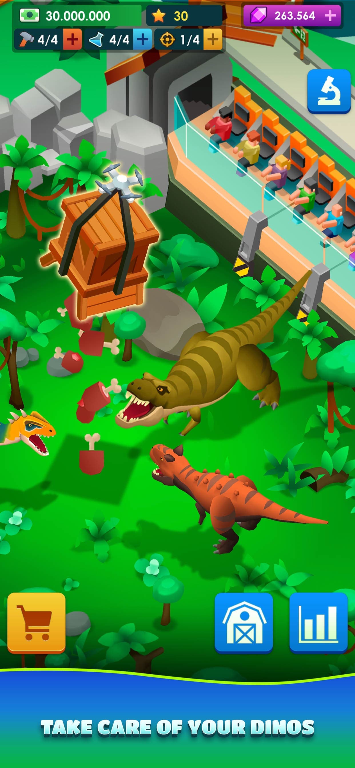 Dinosaur Park—Jurassic Tycoon screenshot 4 - screenshot