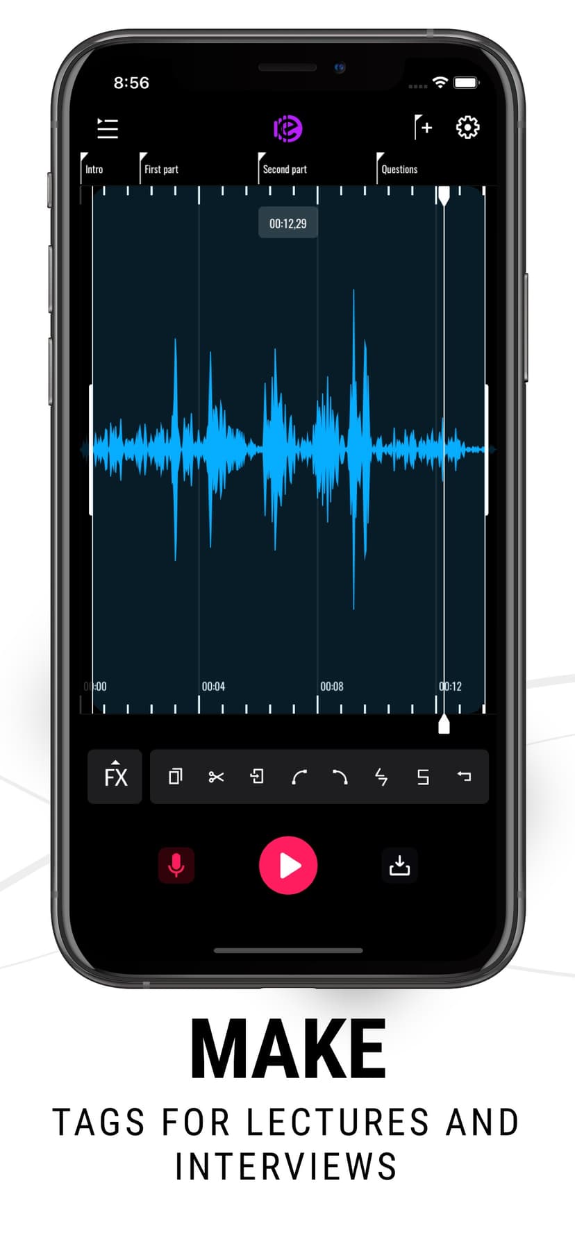 Edity-Audio & Music Editor Lab screenshot 6 - screenshot
