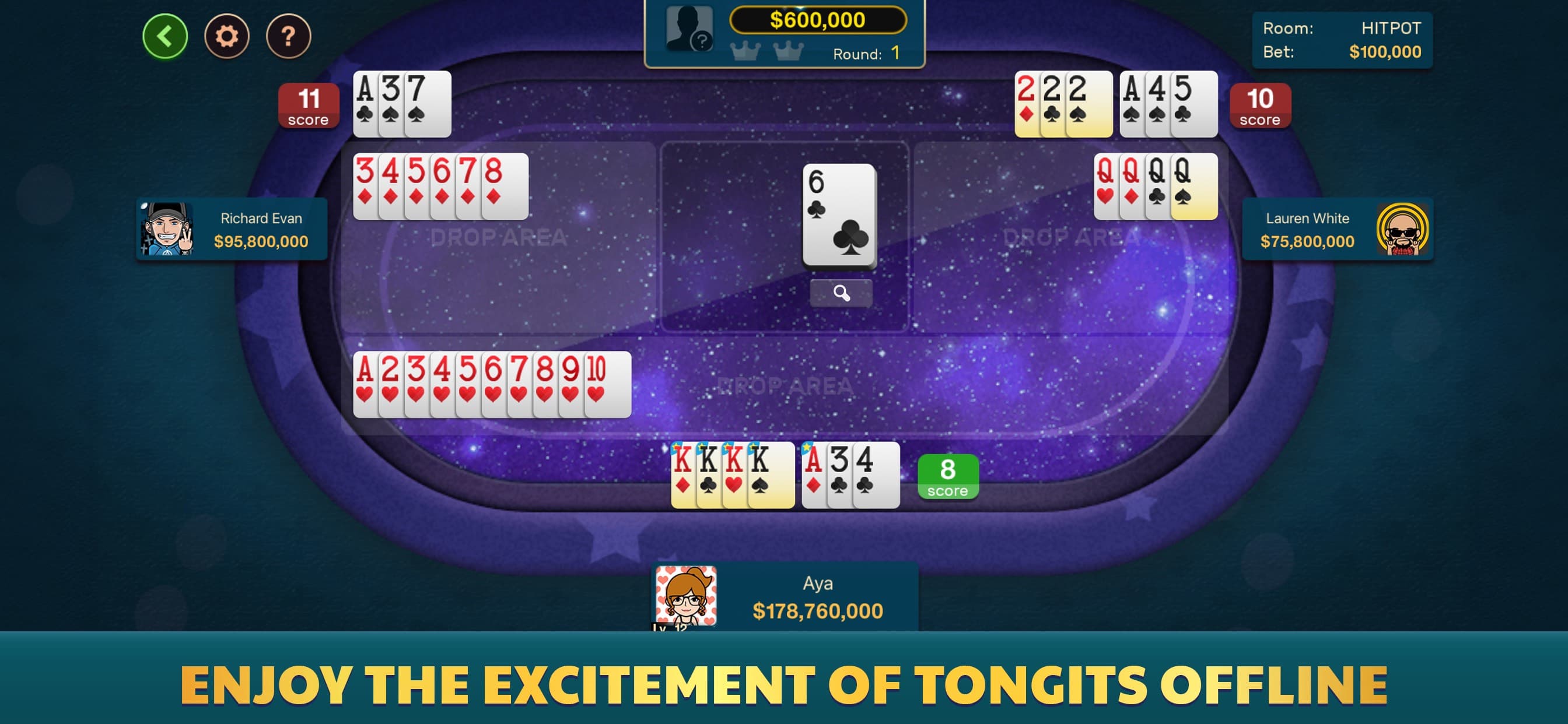 Tongits Offline screenshot 4 - screenshot
