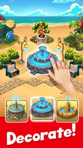 Tropic Trouble Match 3 Builder screenshot 2 - screenshot