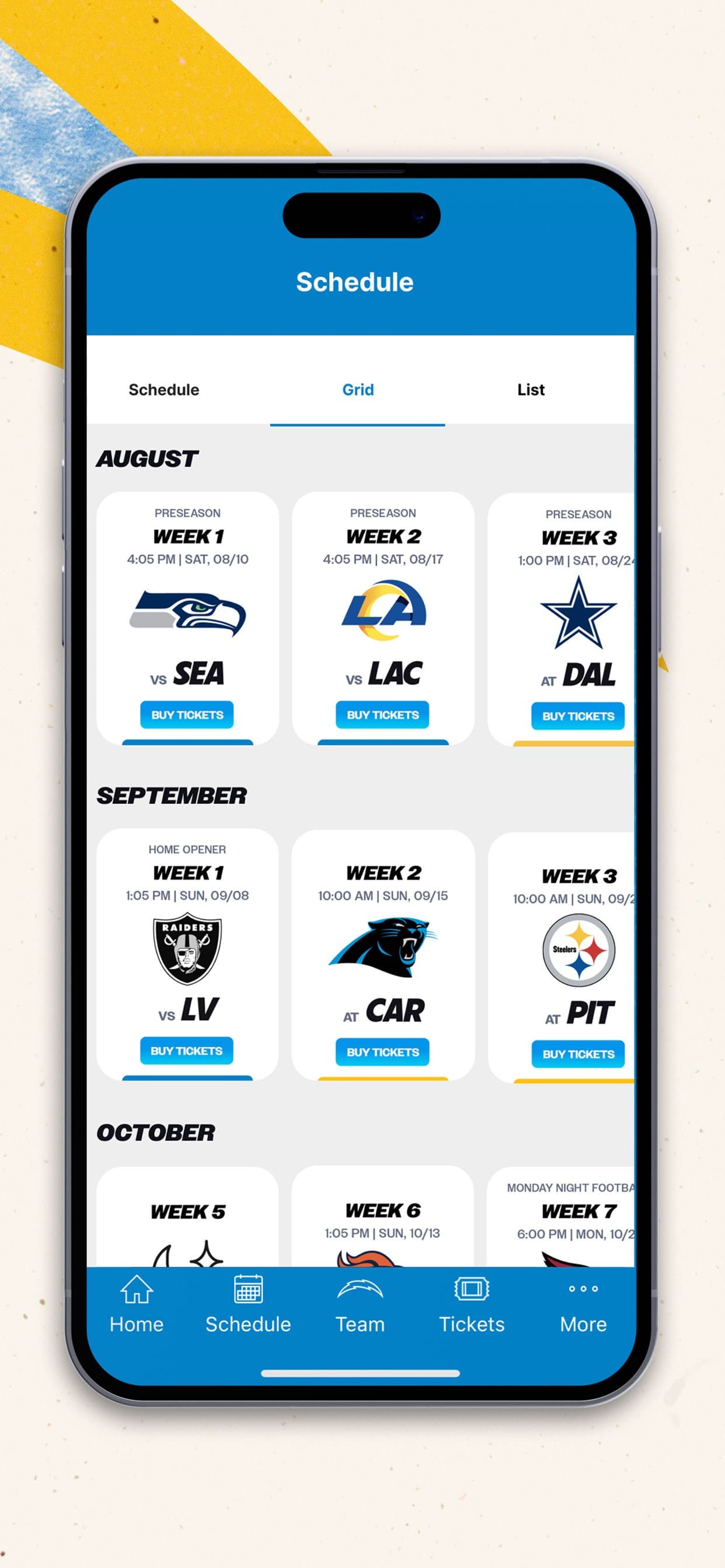 Los Angeles Chargers screenshot 5 - screenshot