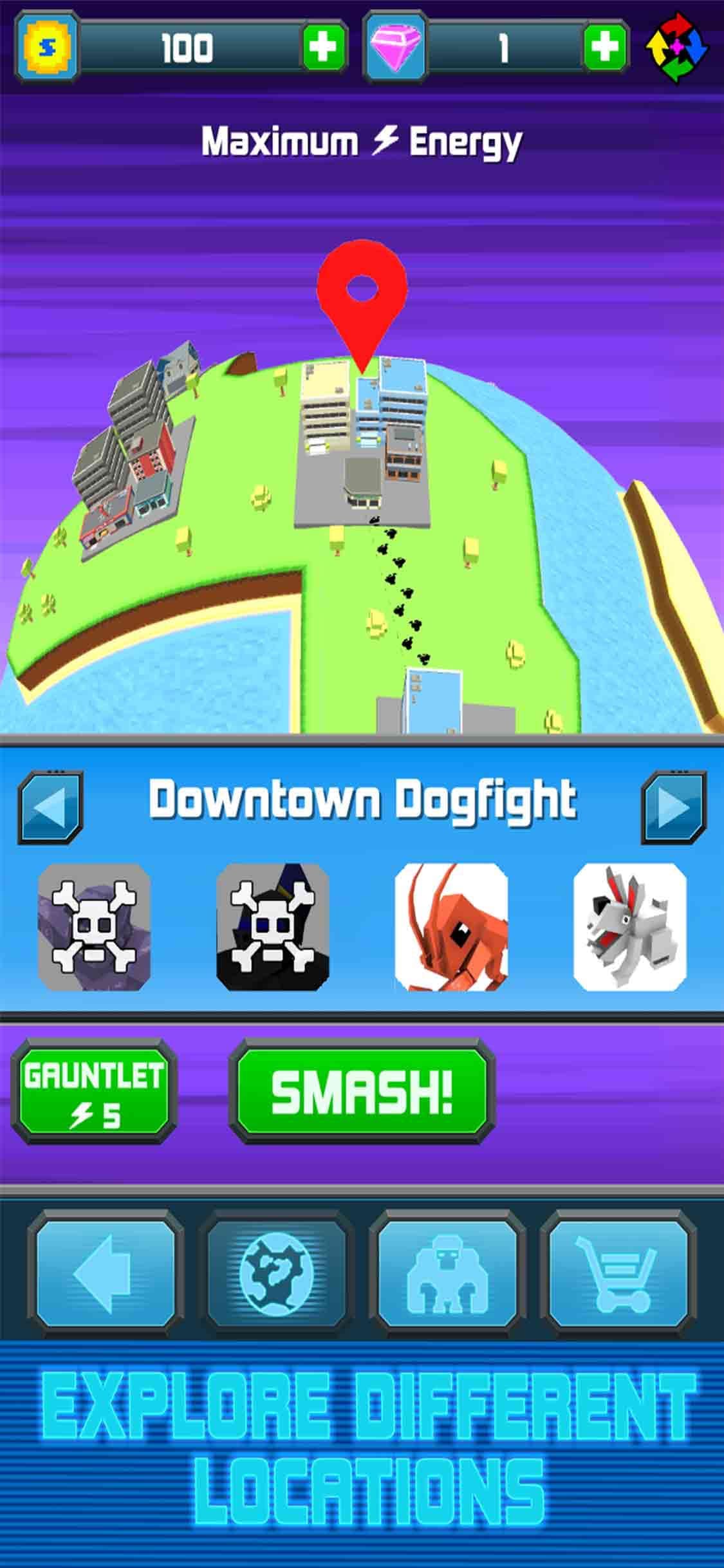 Smashy City: Monster Battles screenshot 4 - screenshot