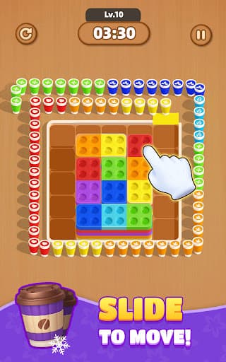 Coffee Sort - Block Jam Puzzle screenshot 11 - screenshot