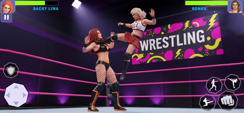 Bad Girls Wrestling Games 2025 screenshot 3 - screenshot