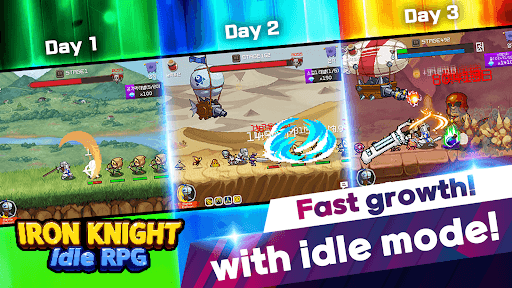 Iron knight : Nonstop Idle RPG screenshot 1 - screenshot