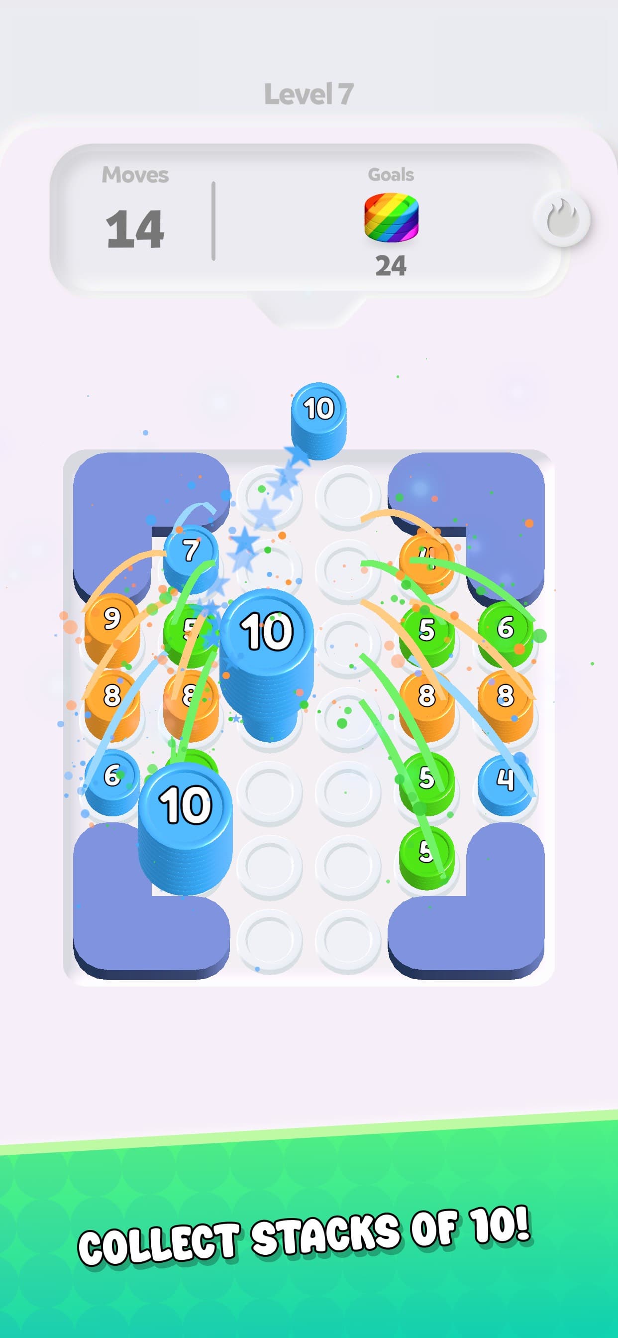 Stack 'em Up! Connect Puzzle screenshot 2 - screenshot