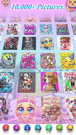 Meme Color By Number Game screenshot 7 - screenshot