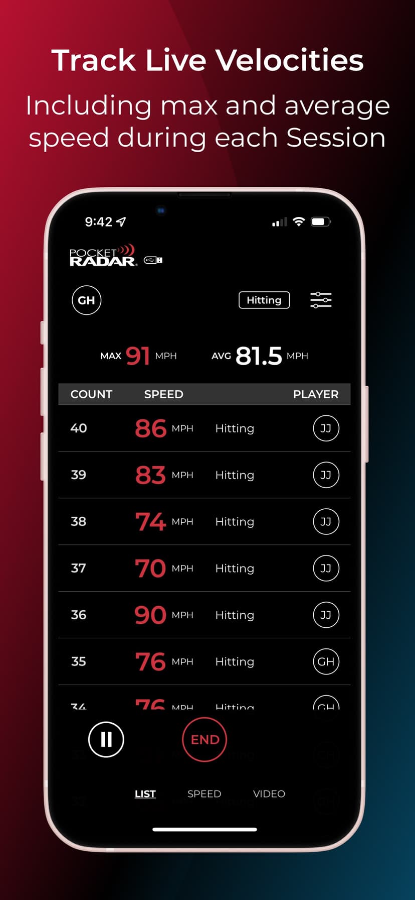 Pocket Radar® Sports screenshot 10 - screenshot