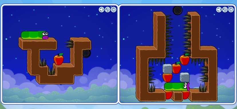 Apple Worm: Logic Puzzle screenshot 3 - screenshot