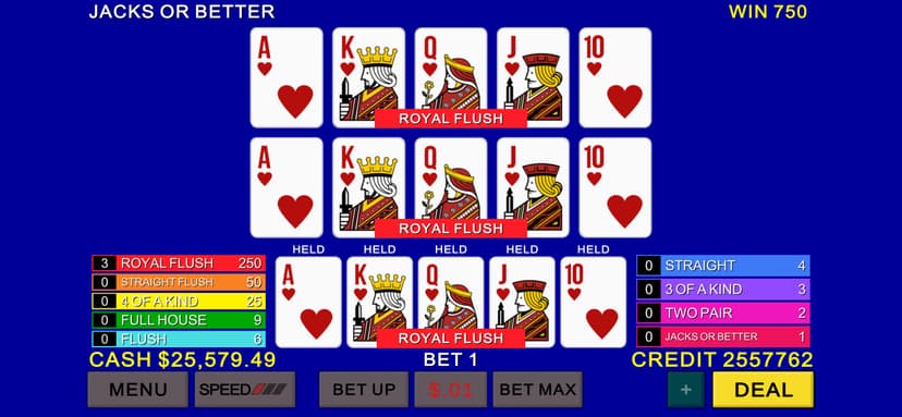 Multi Video Poker Casino screenshot 2 - screenshot