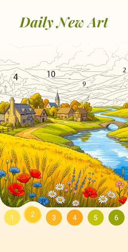 Easy Color: Color by Number screenshot 2 - screenshot