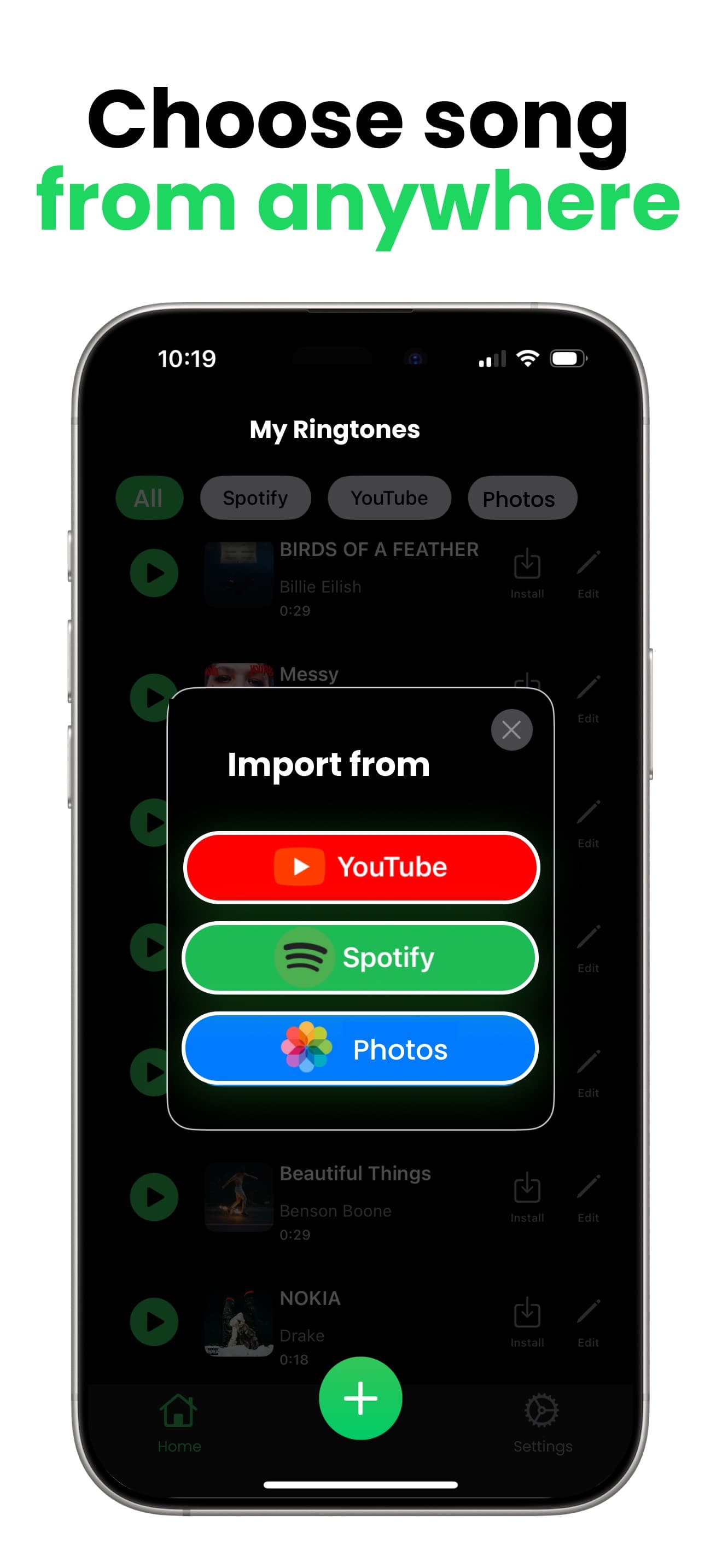 IRingtone: Spotify & YouTube screenshot 2 - screenshot