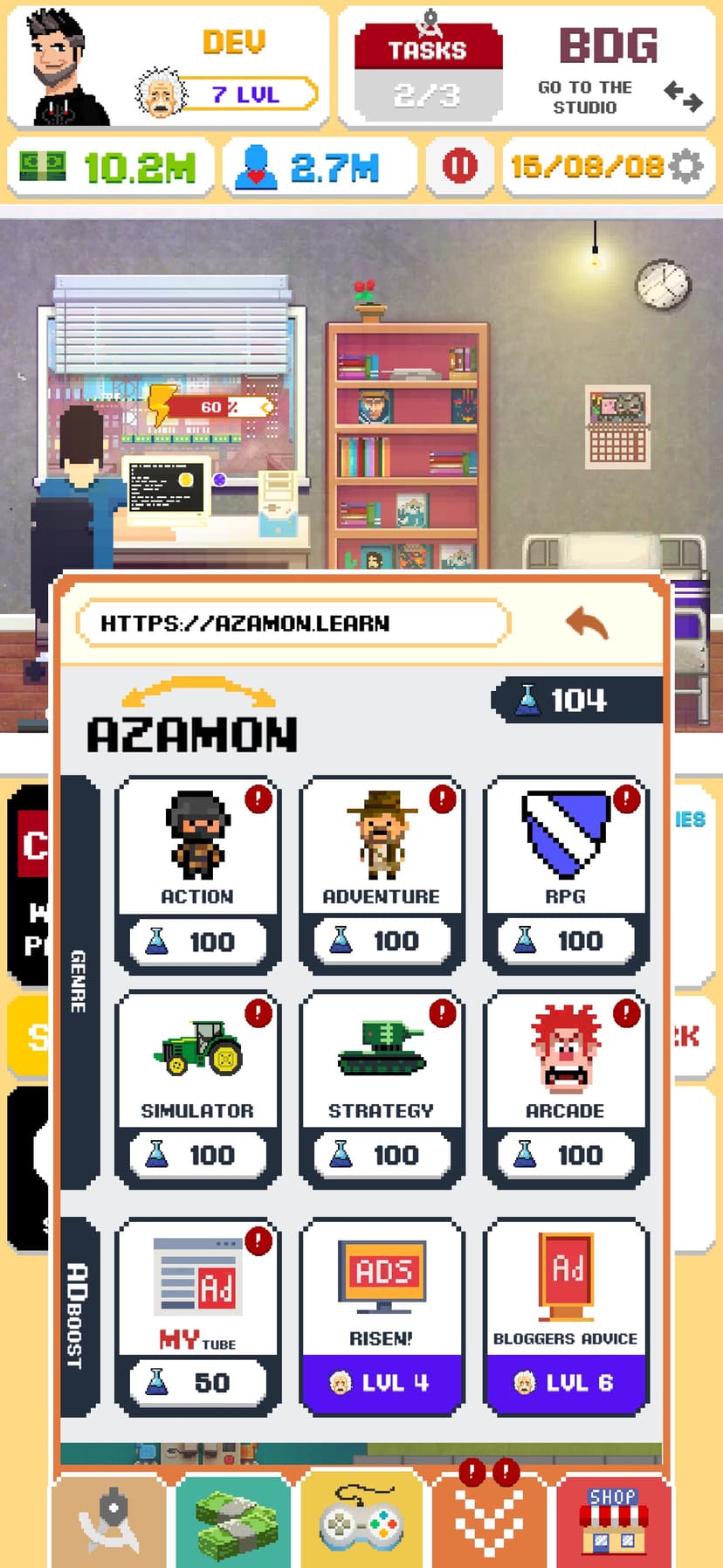 Dev Tycoon Idle Games Offline screenshot 5 - screenshot