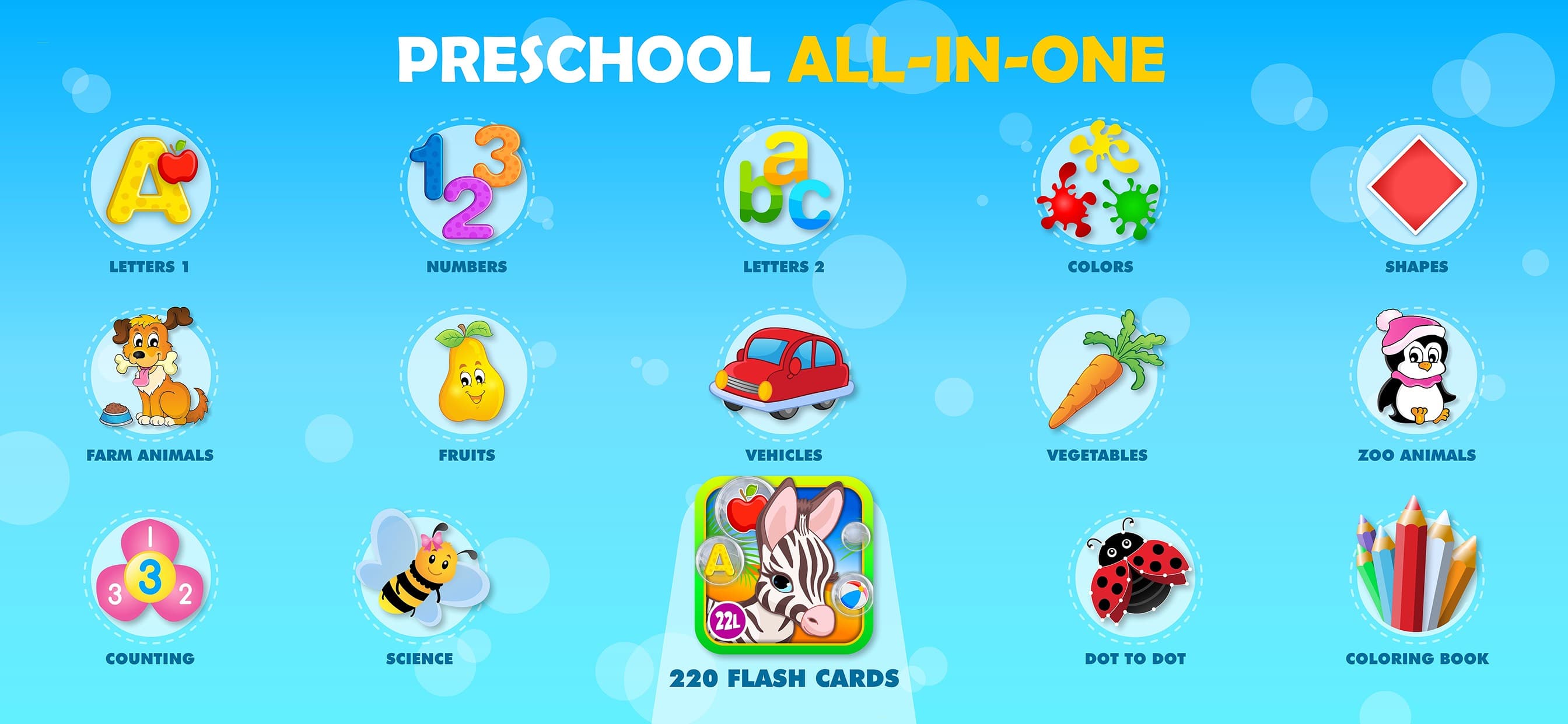 123 Bubble Kids Learning Games screenshot 1 - screenshot