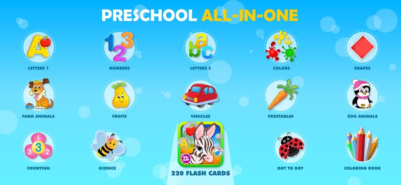 123 Bubble Kids Learning Games screenshot 1 - screenshot