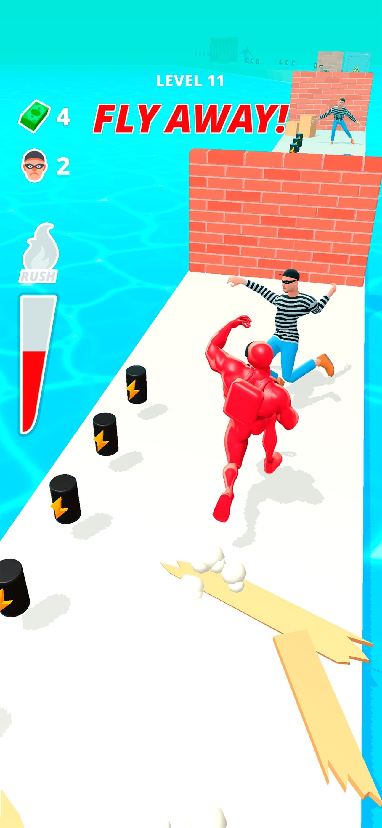 Muscle Rush - Destruction Run screenshot 1 - screenshot