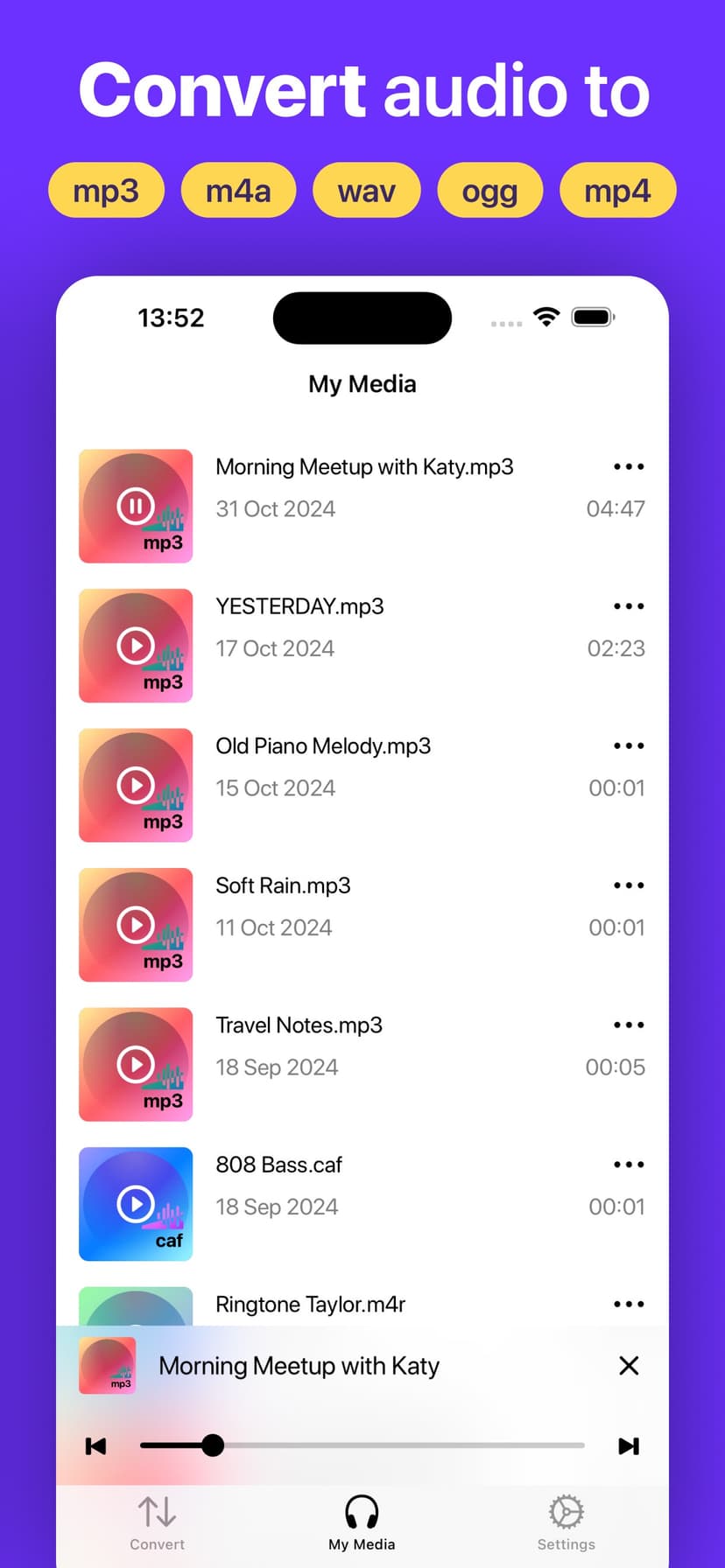 Mp3 Converter & Audio Editor screenshot 4 - screenshot