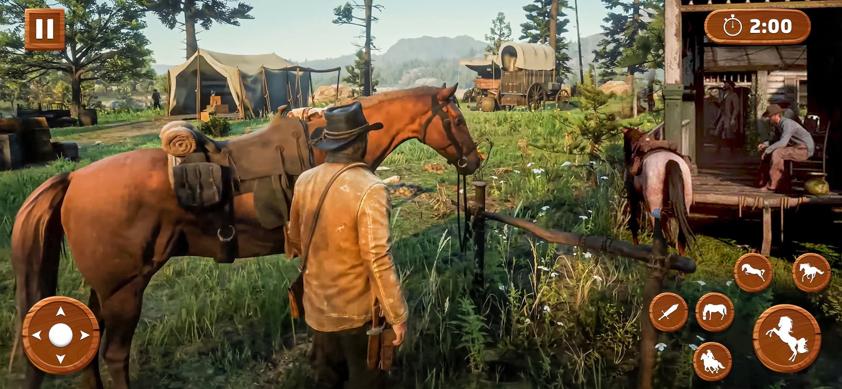 Wild Horse Simulator Jungle 3D screenshot 4 - screenshot