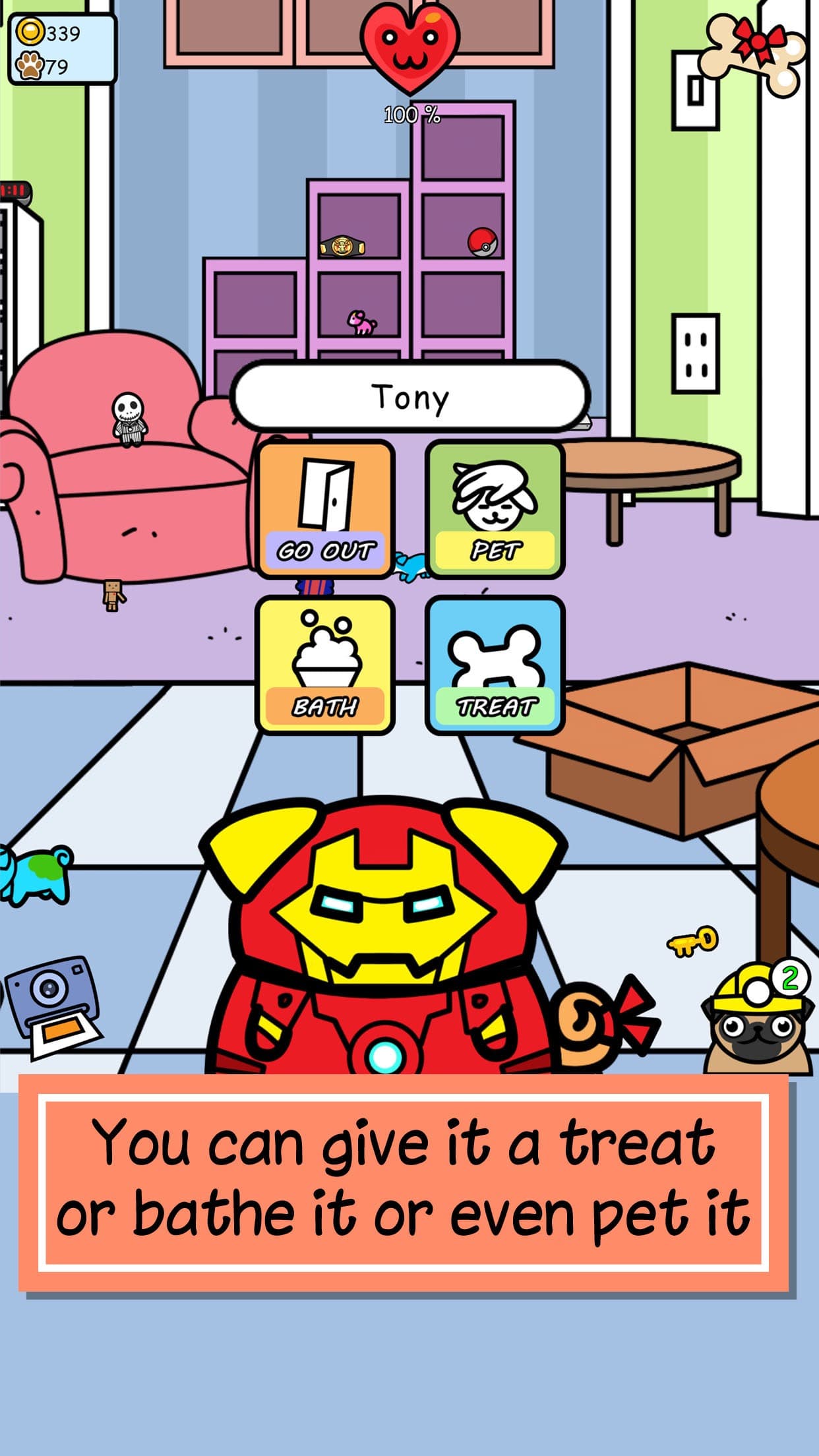 Pug Dog Collector & Puppy Life screenshot 5 - screenshot