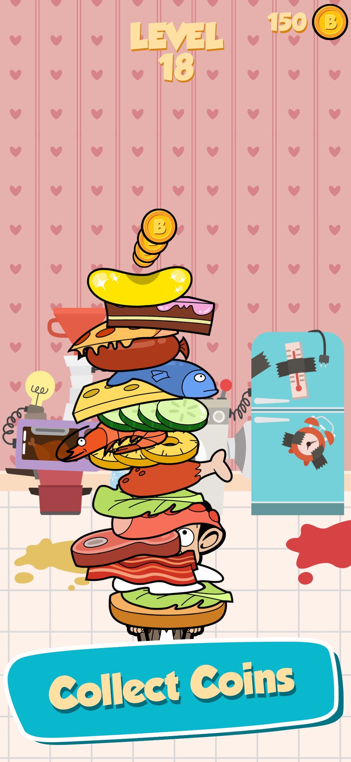 Mr Bean - Sandwich Stack screenshot 4 - screenshot