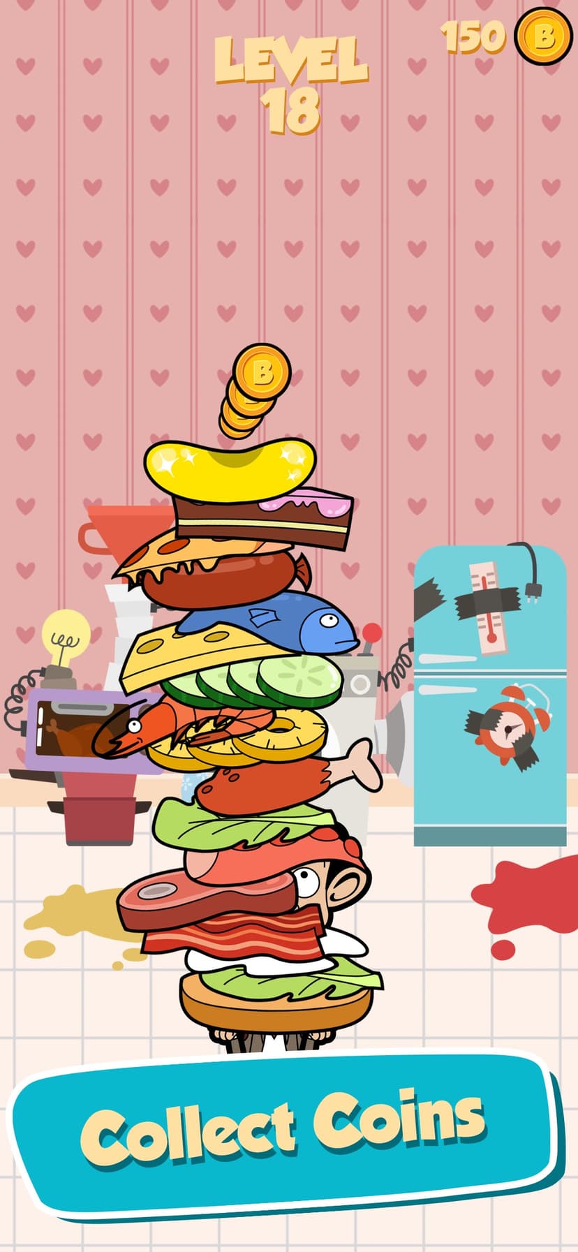 Mr Bean - Sandwich Stack screenshot 4 - screenshot