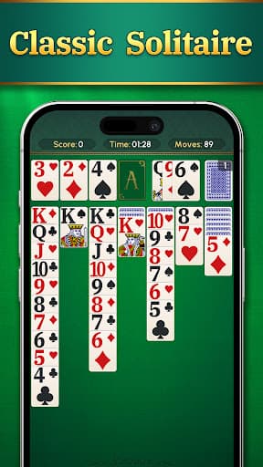 Solitaire:Classic Deluxe Cards screenshot 1 - screenshot