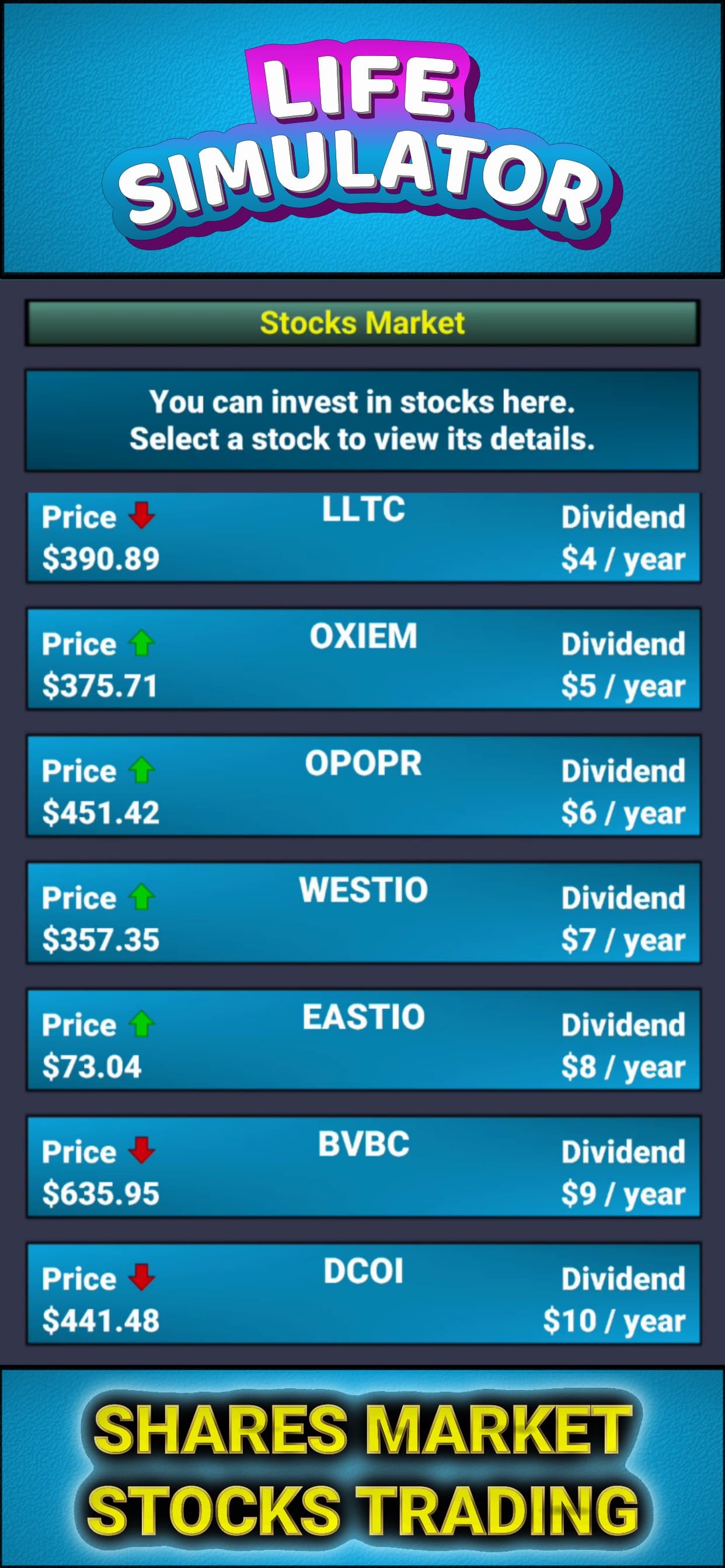Life Simulator - Business Game screenshot 8 - screenshot