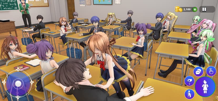 Anime Girl Life Simulator 3D screenshot 1 - screenshot
