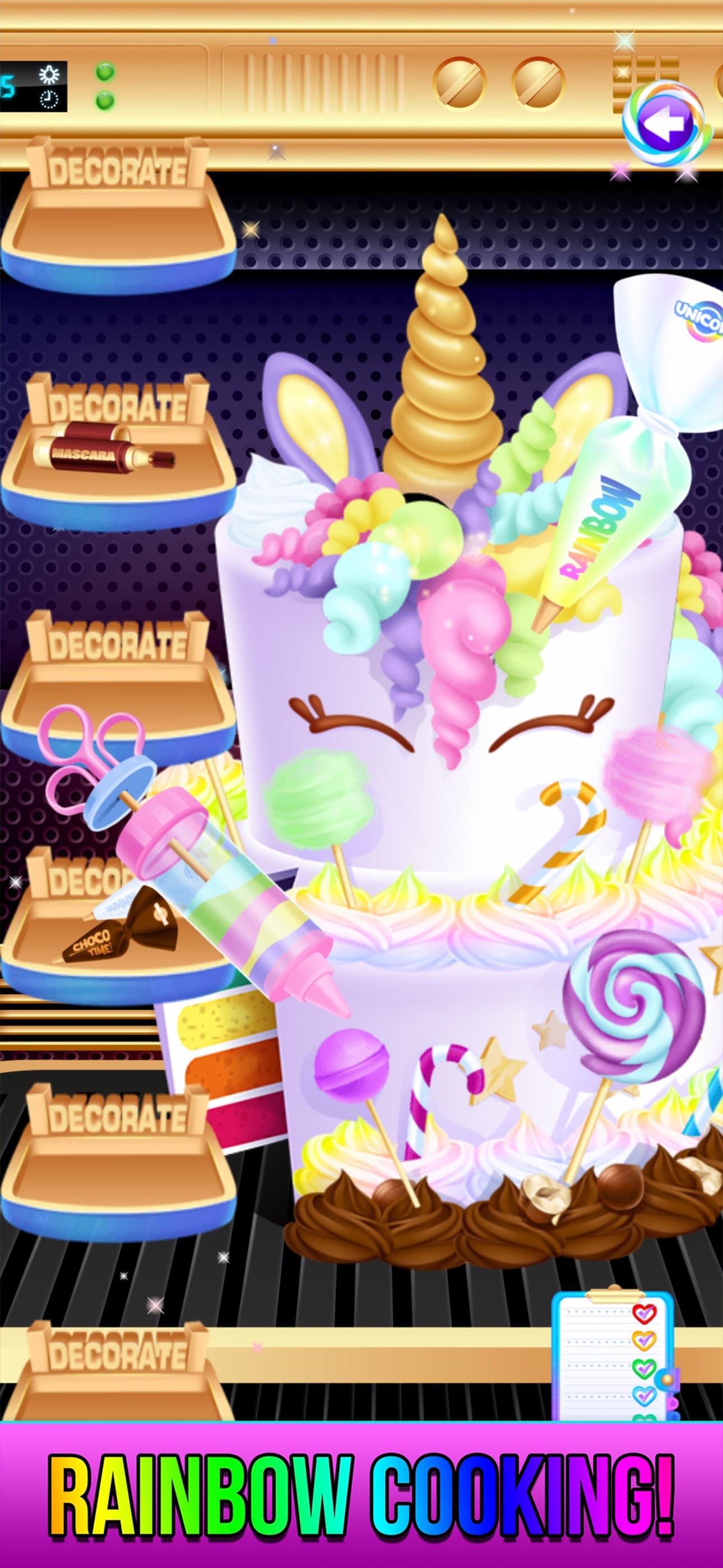 Rainbow Unicorn Candy Salon screenshot 10 - screenshot