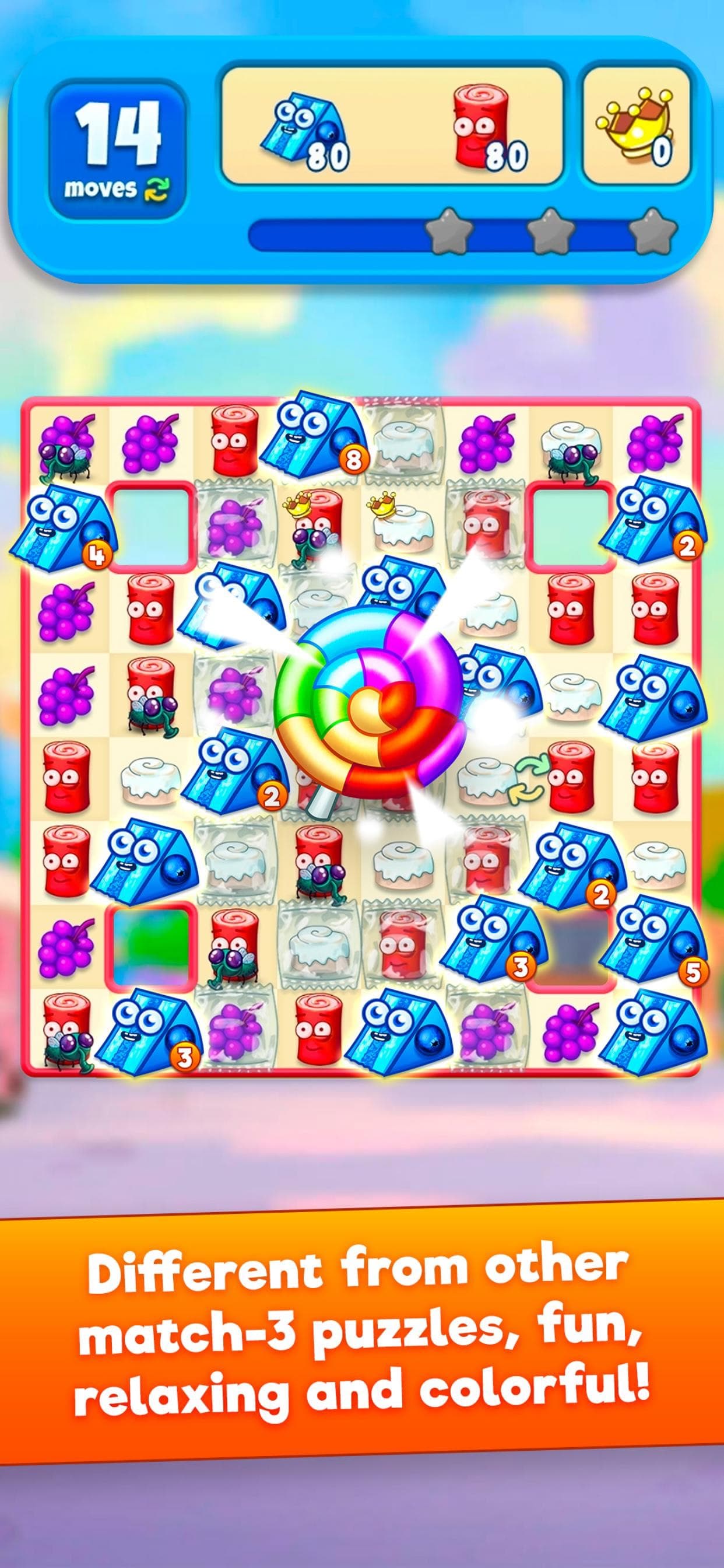 Sugar Heroes - World match 3 screenshot 1 - screenshot