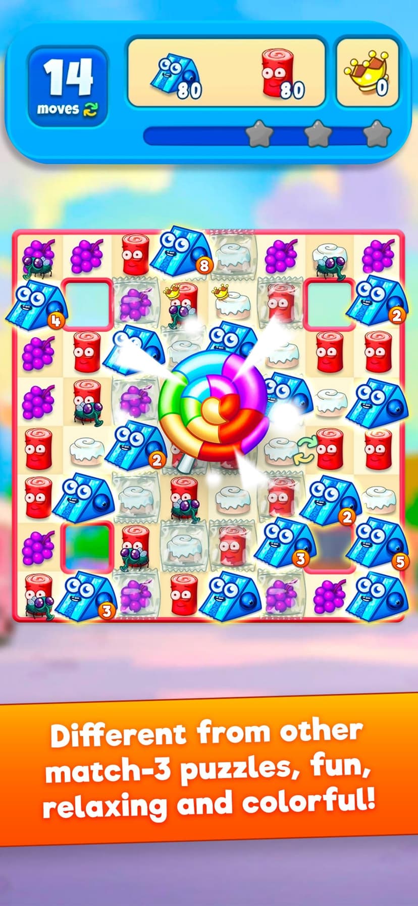 Sugar Heroes - World match 3 screenshot 1 - screenshot
