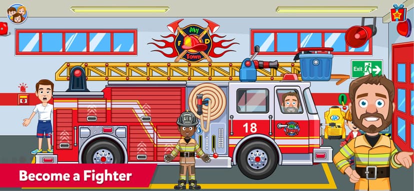 My Town: Firefighter Games screenshot 3 - screenshot