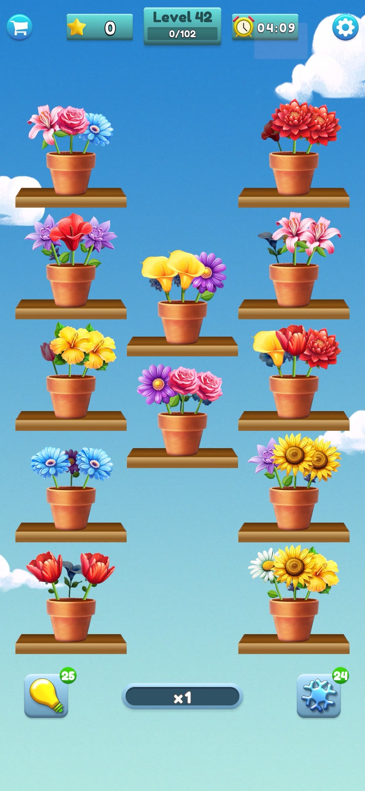 Flower Matching Game screenshot 2 - screenshot