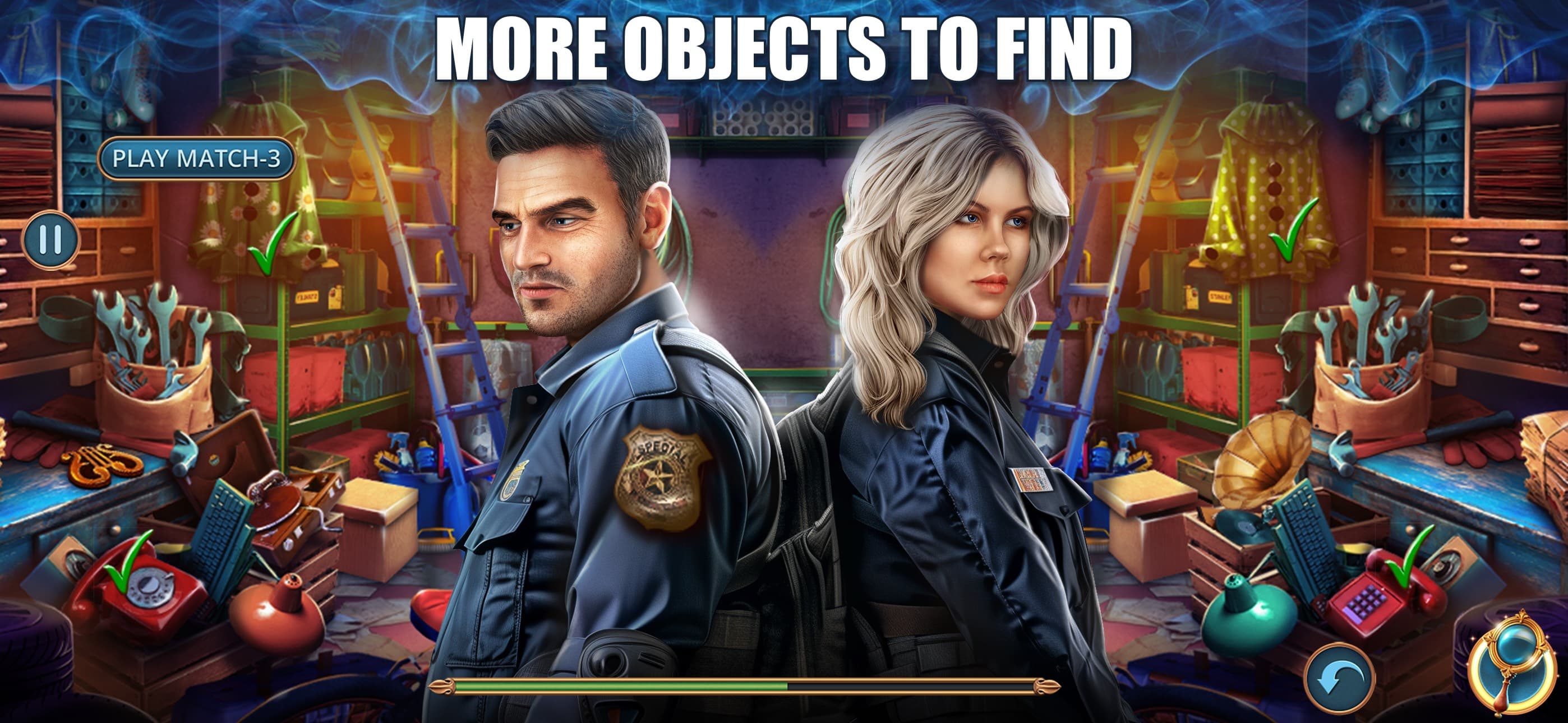 Detective Twins: Hidden Object screenshot 1 - screenshot
