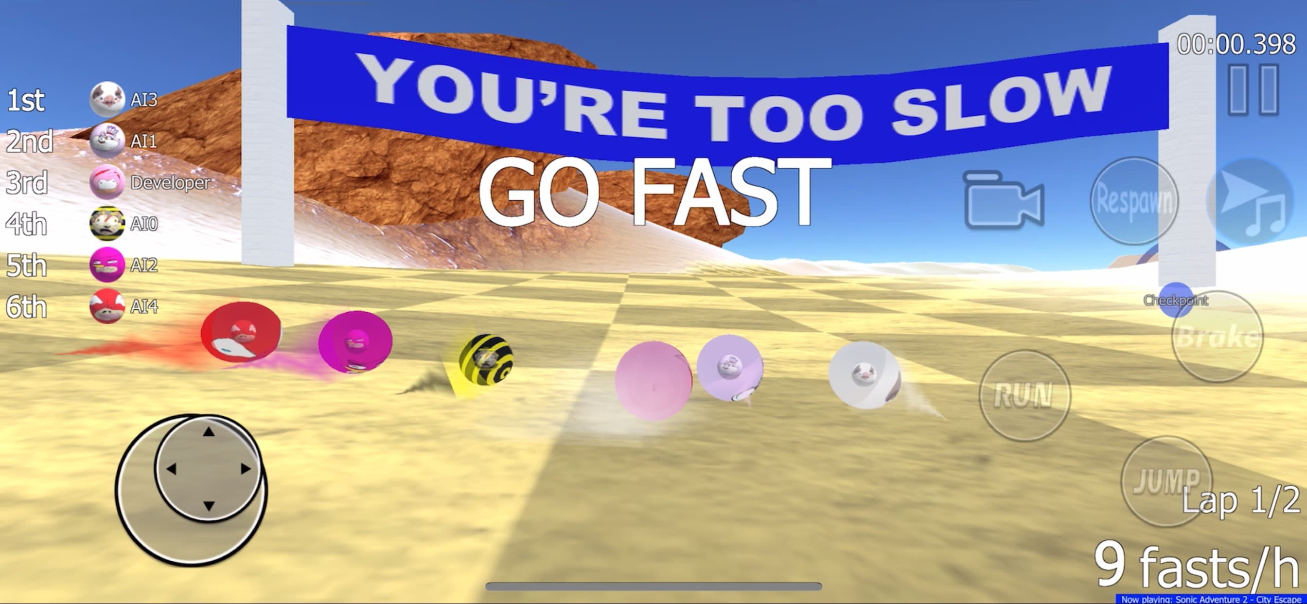 Sanic Ball screenshot 1 - screenshot