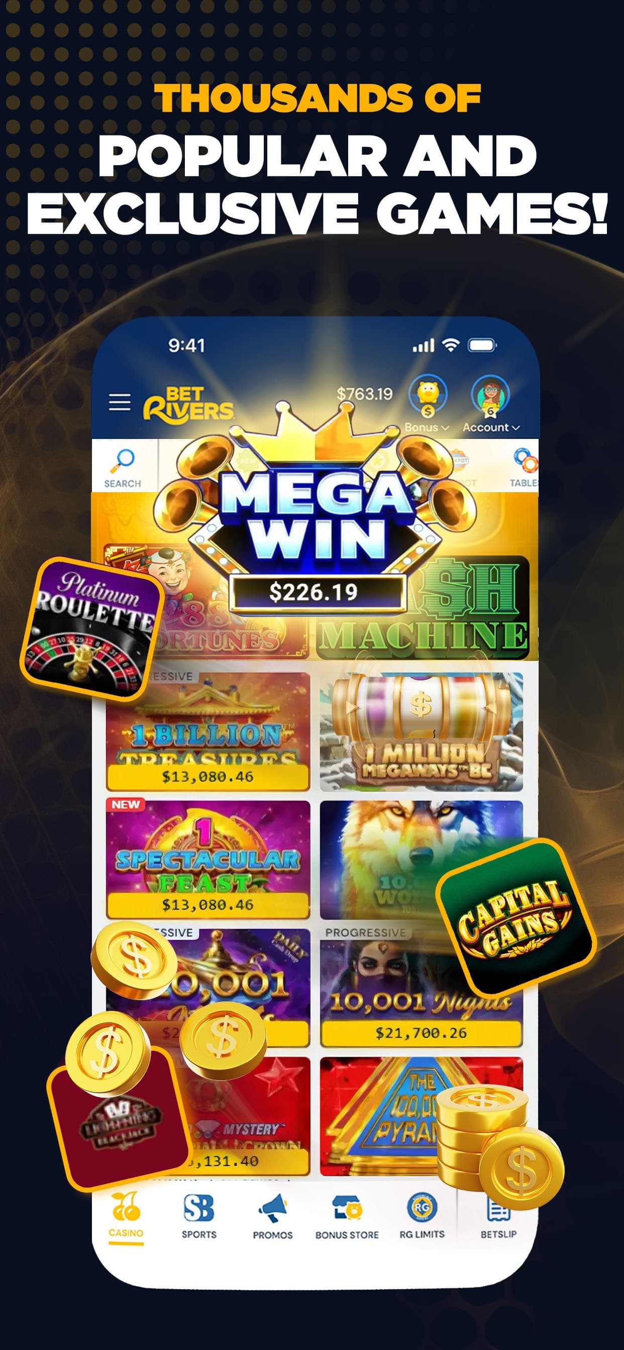 BetRivers: Casino & Sportsbook screenshot 1 - screenshot