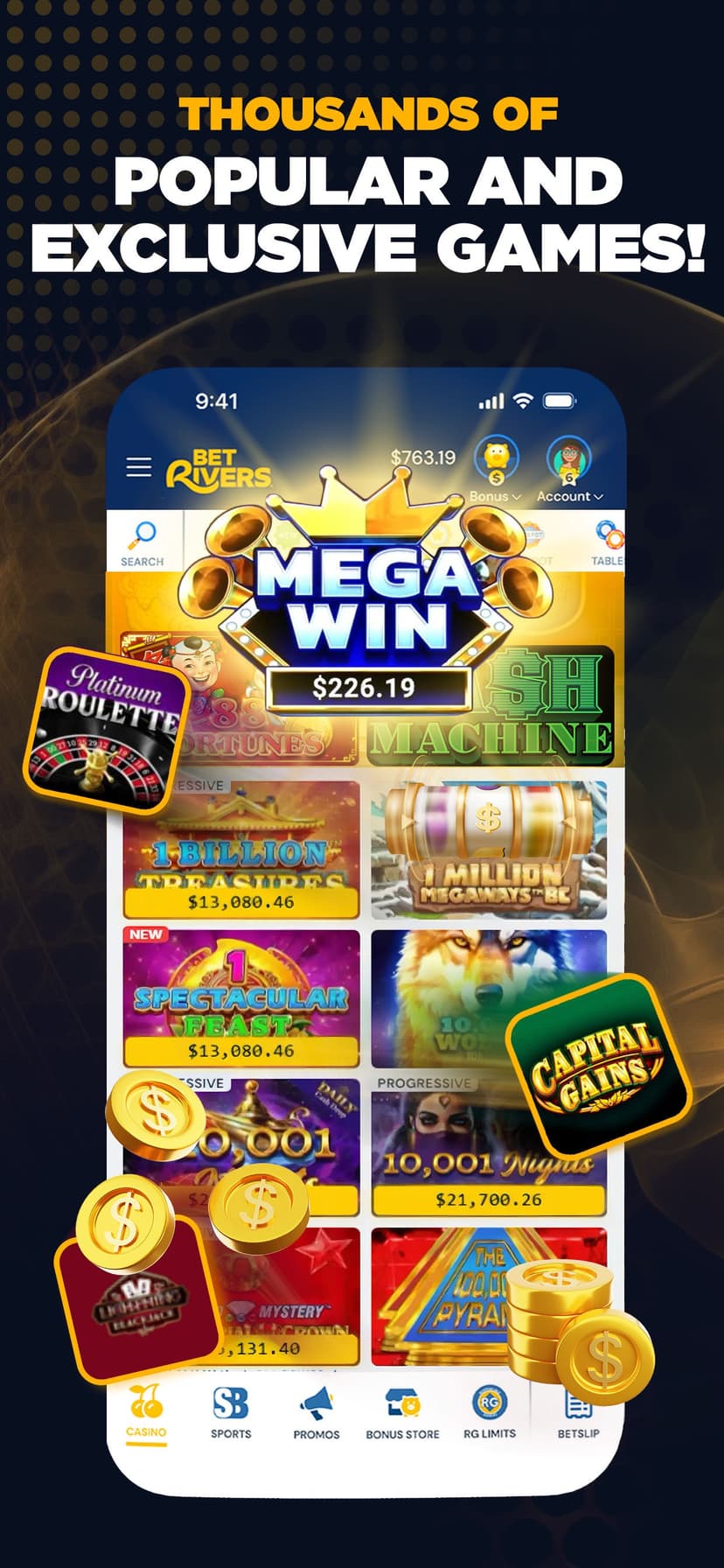 BetRivers: Casino & Sportsbook screenshot 1 - screenshot