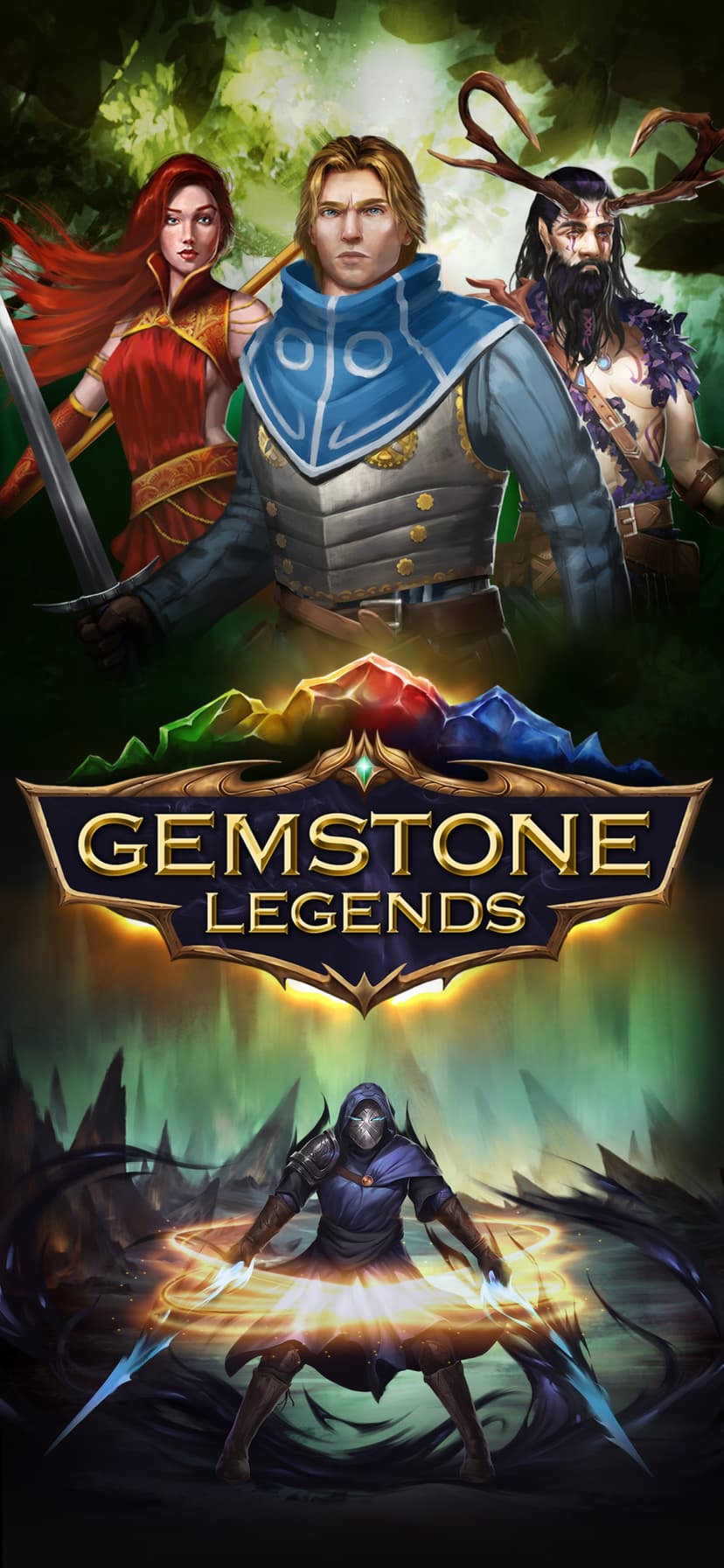Gemstone Legends - Match 3 RPG screenshot 1 - screenshot