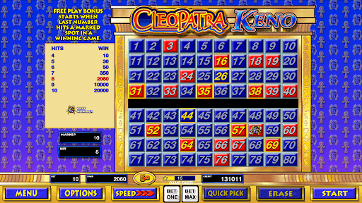 Keno Games with Cleopatra Keno screenshot 11 - screenshot