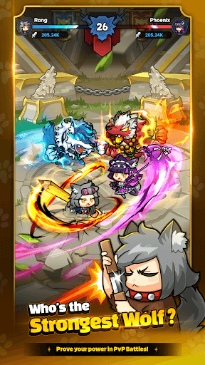 Go Go Wolf! - Idle RPG screenshot 6 - screenshot
