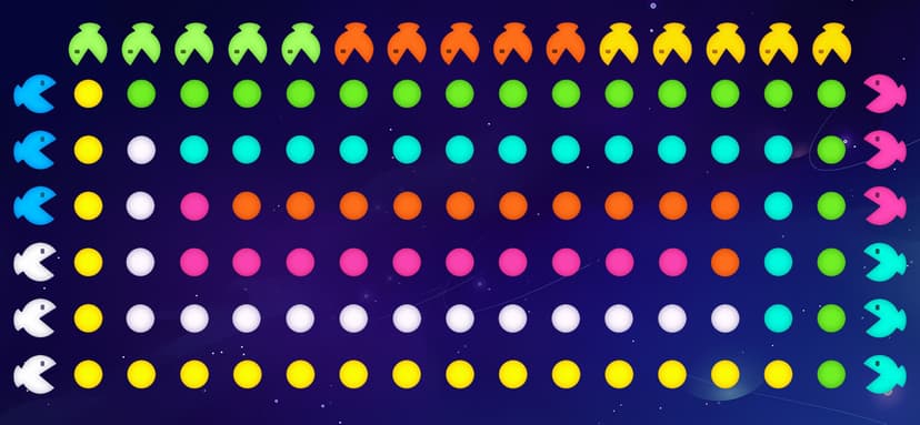 Bean Chomper - Color Dots Game screenshot 1 - screenshot