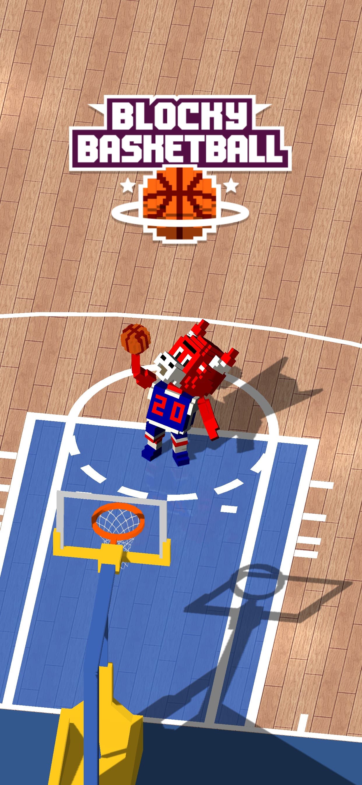 Blocky Basketball FreeStyle screenshot 1 - screenshot