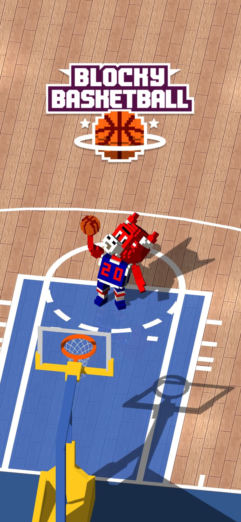Blocky Basketball FreeStyle screenshot 1 - screenshot