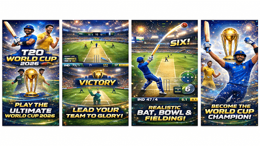 Real T20 Cricket: Worldcup 26 screenshot 1 - screenshot