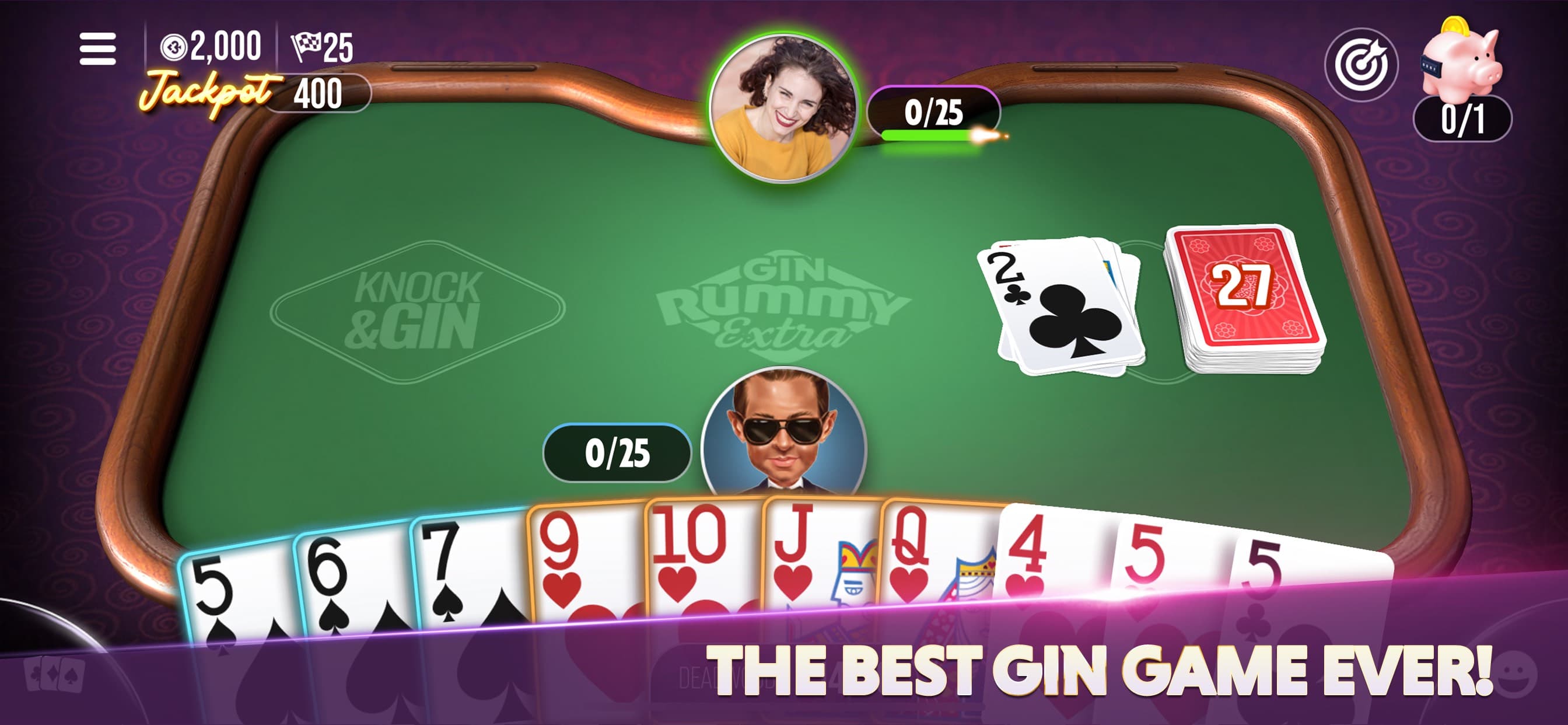 Gin Rummy Extra - Card Game screenshot 1 - screenshot