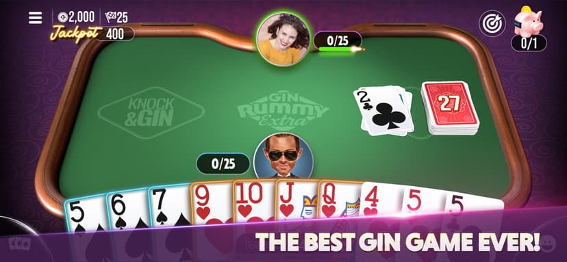 Gin Rummy Extra - Card Game screenshot 1 - screenshot